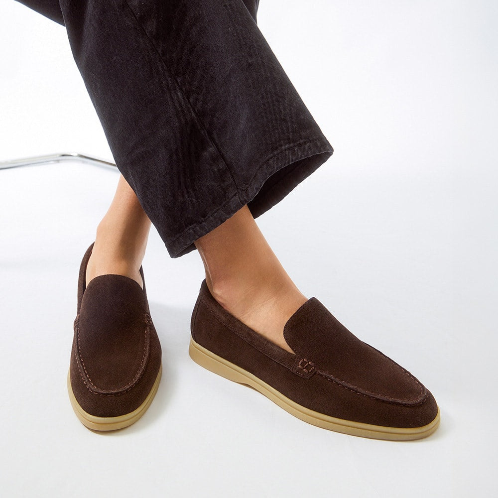 Orlando Loafer in Chocolate  Suede