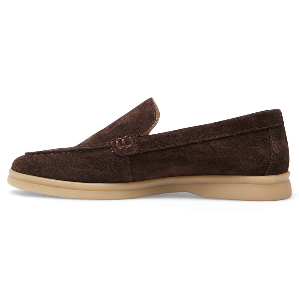 Orlando Loafer in Chocolate Suede Suede