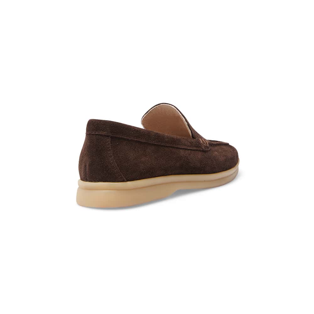 Orlando Loafer in Chocolate Suede Suede
