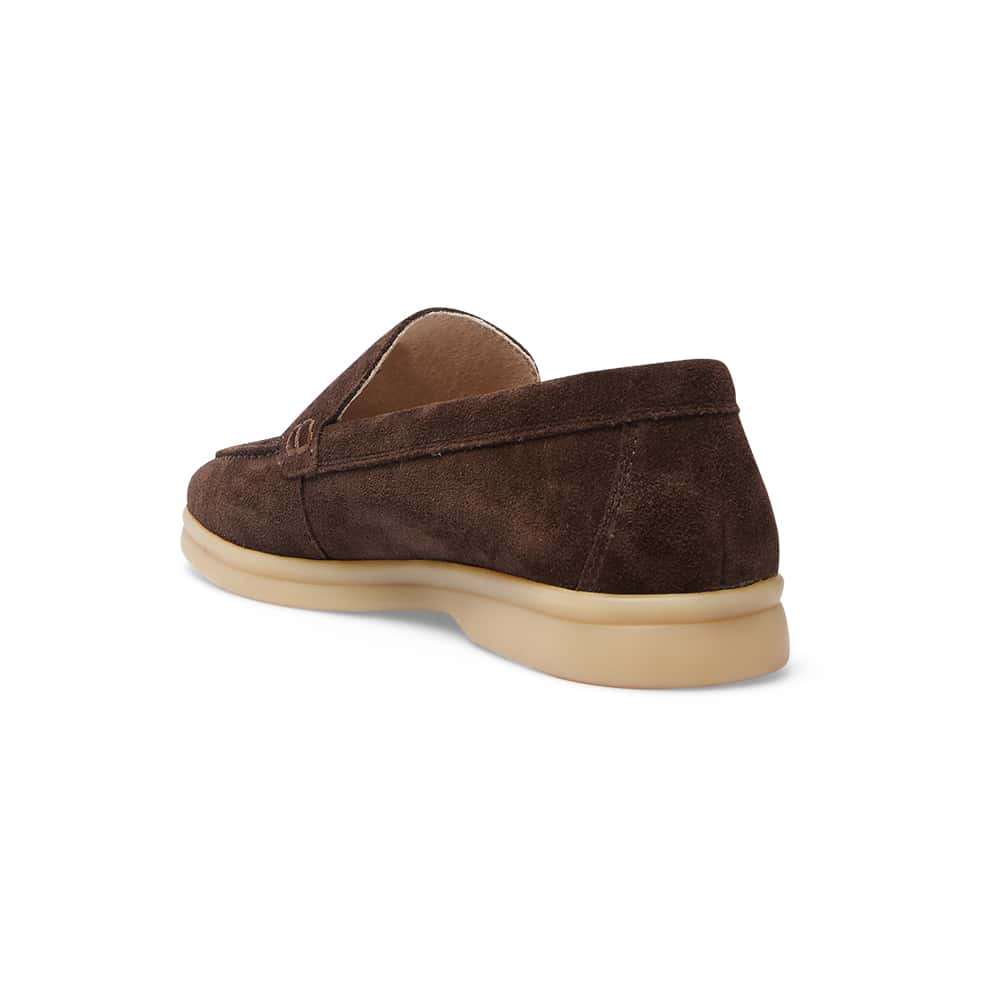 Orlando Loafer in Chocolate Suede Suede