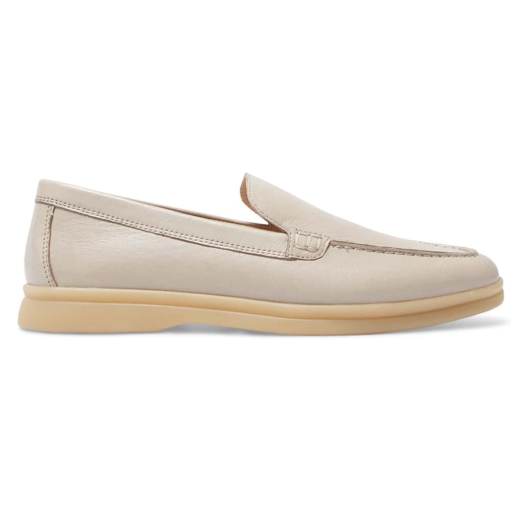 Orlando Loafer in Light Grey Leather