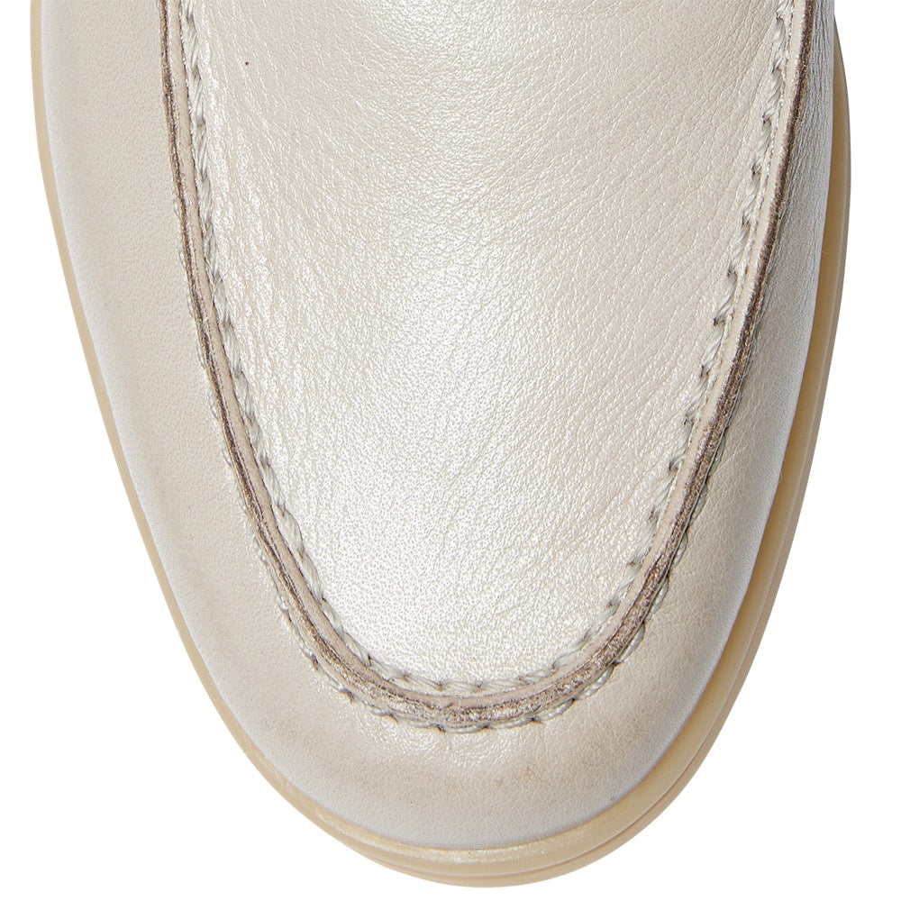 Orlando Loafer in Light Grey Leather