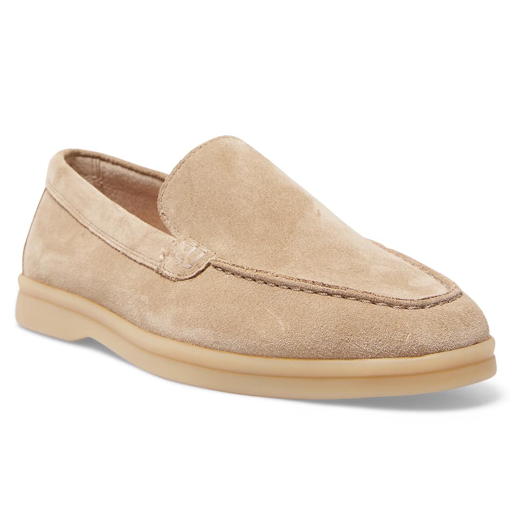Orlando Loafer in Taupe Suede