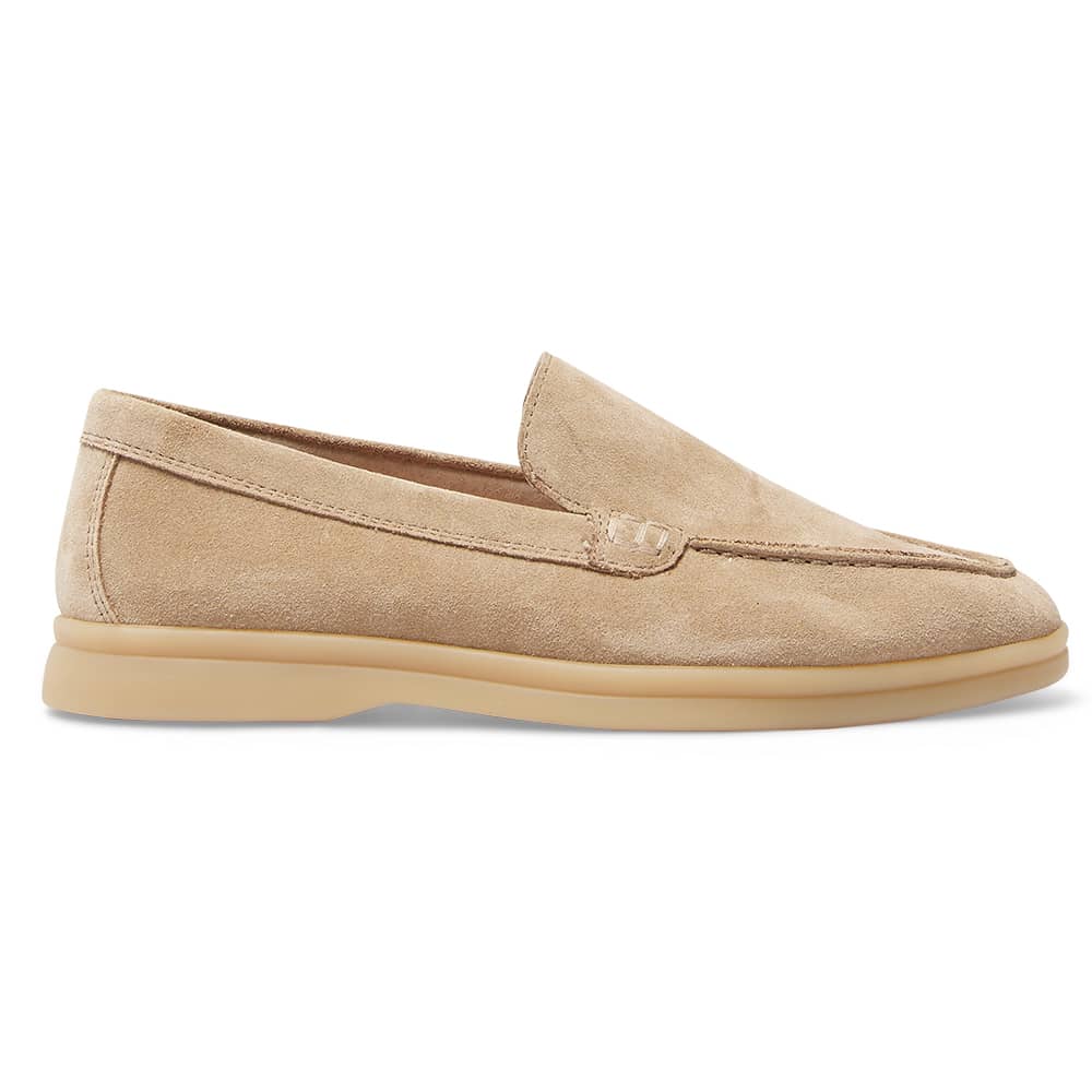 Orlando Loafer in Taupe Suede