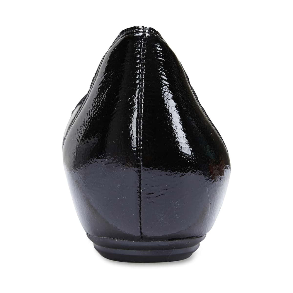 Pamper Ballet Flat in Black Patent