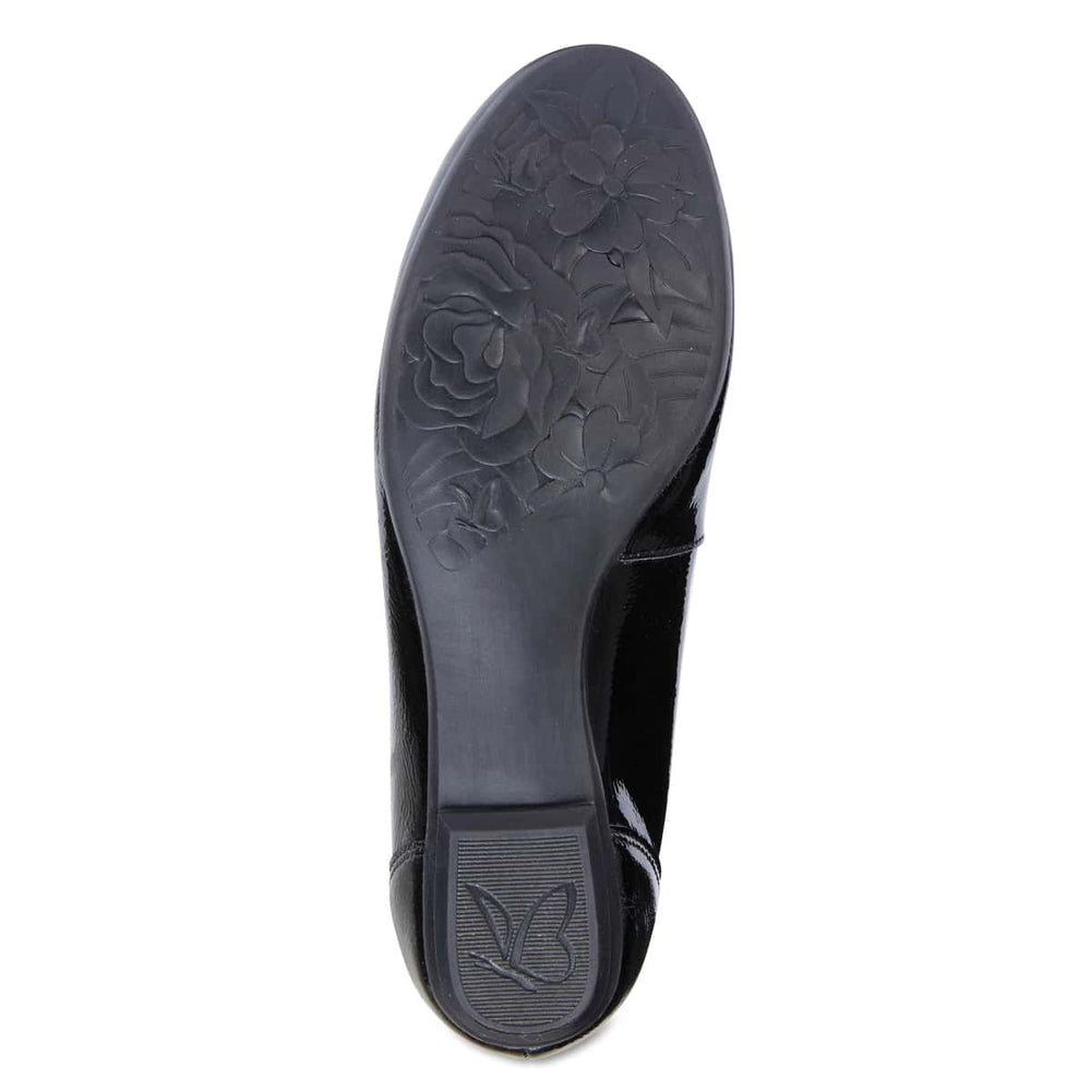 Pamper Ballet Flat in Black Patent