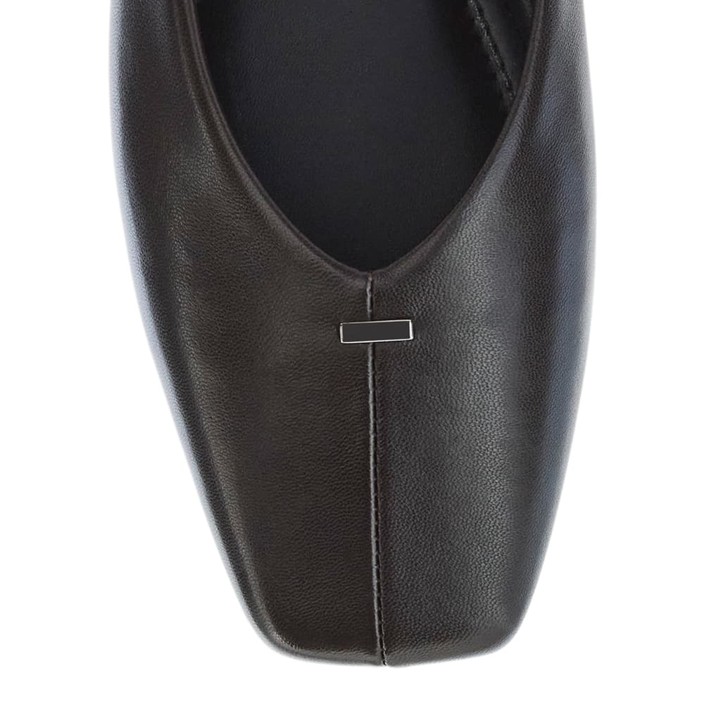 Piazza Ballet Flat in Chocolate  Leather