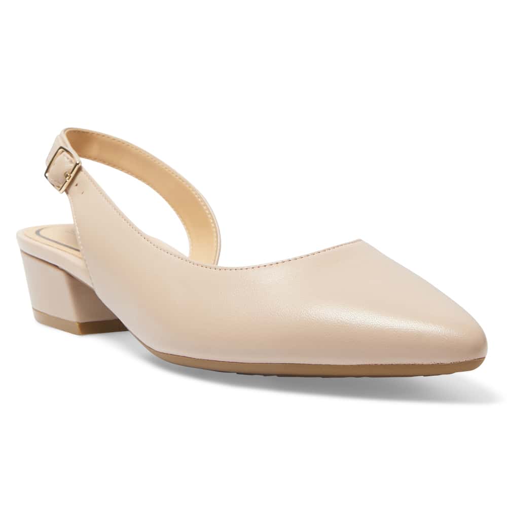 Ramsey Heel in Blush Leather