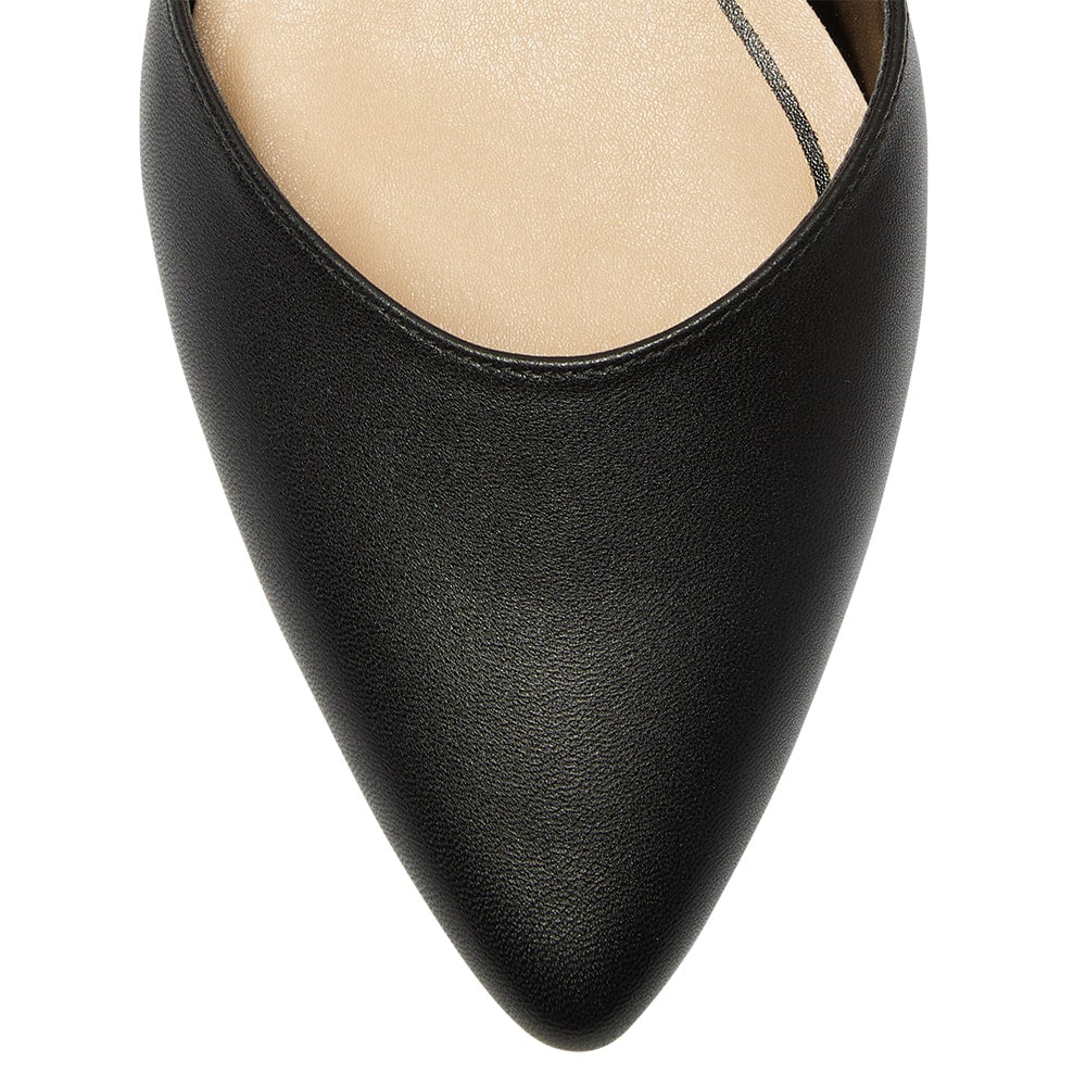 Renee Heel in Black Leather