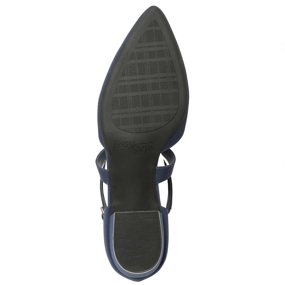 Renee Heel in Navy Fabric