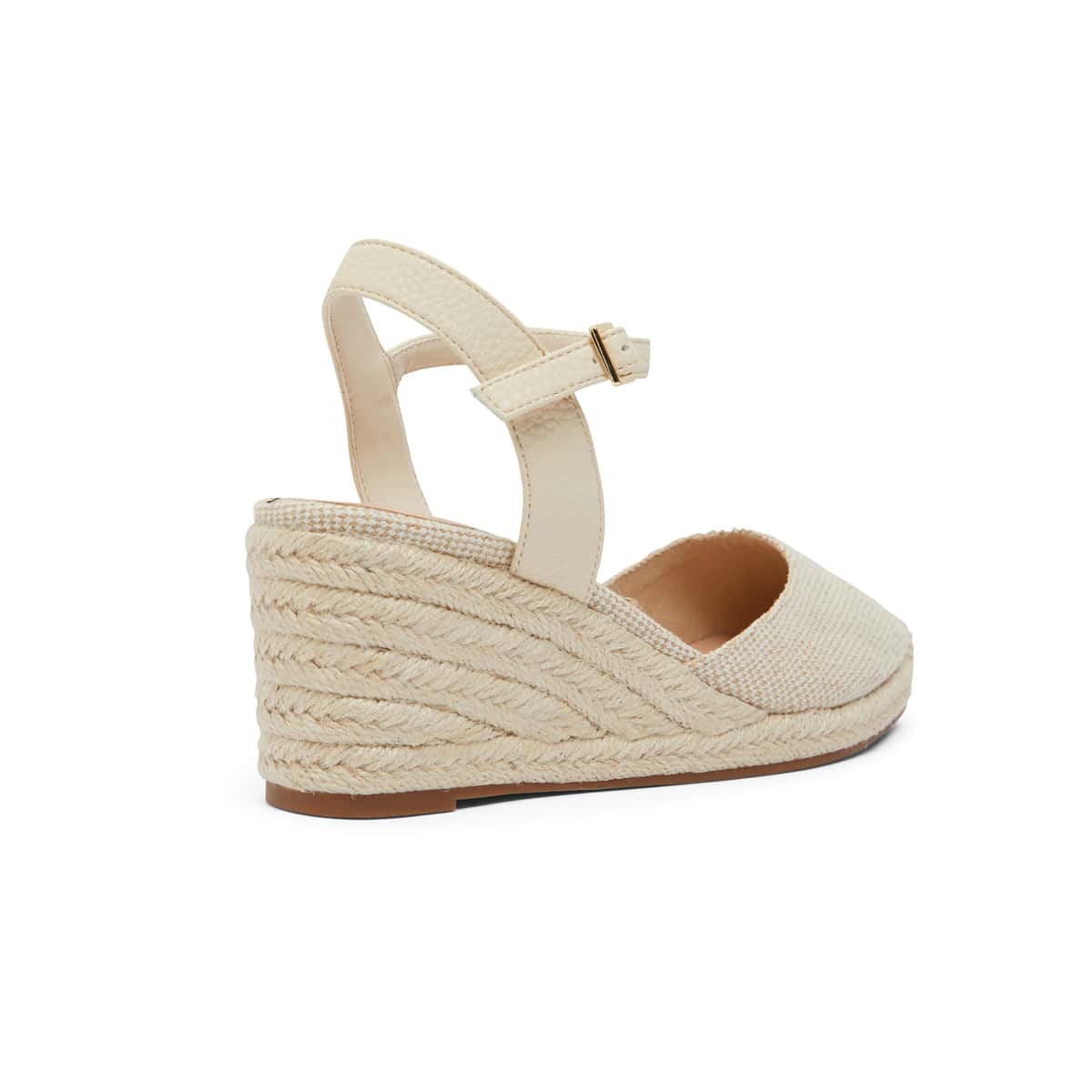 Santos Wedge in Natural Fabric