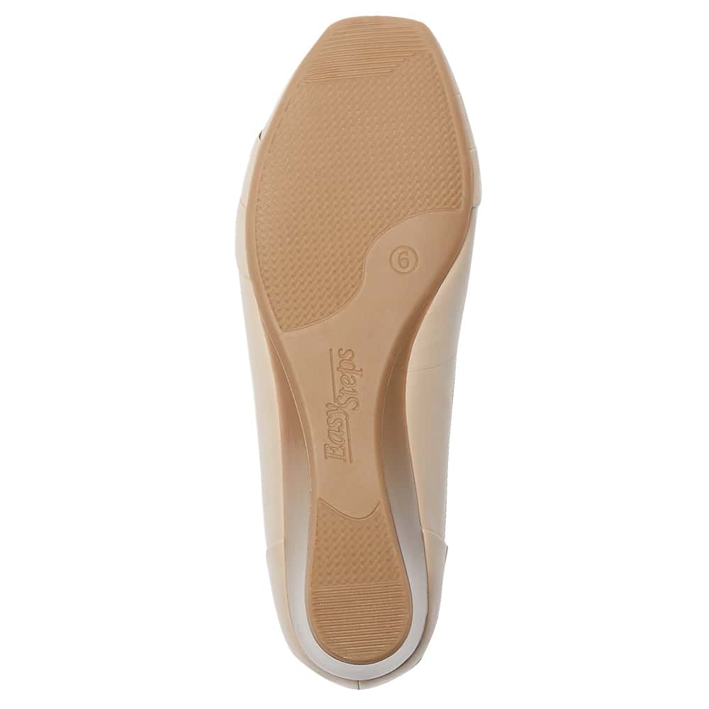 Saturn Heel in Nude Leather