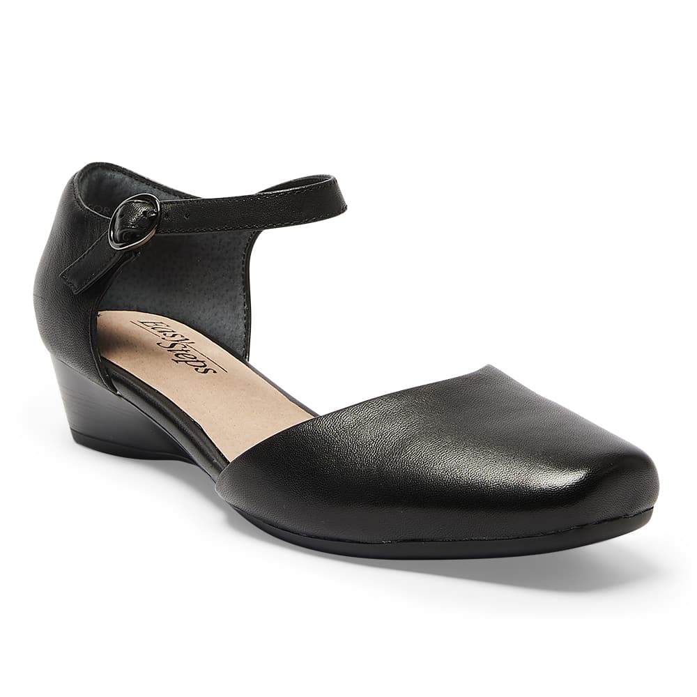 Sequel Ballet Flat in Black Leather