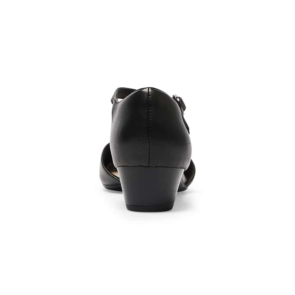Sequel Ballet Flat in Black Leather