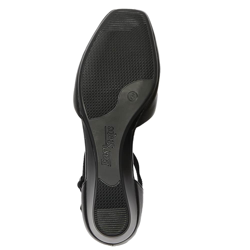 Sequel Ballet Flat in Black Leather