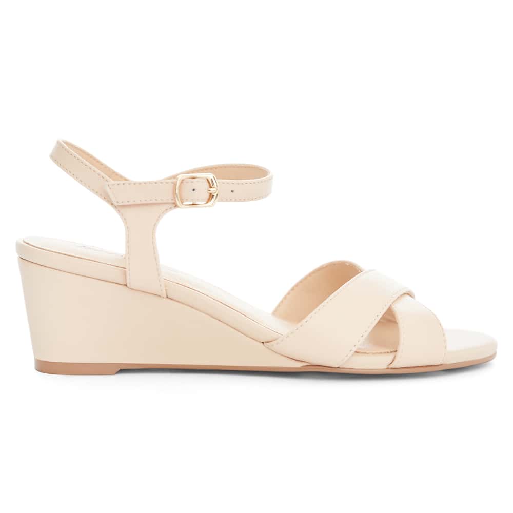 Shelly Heel in Blush Leather