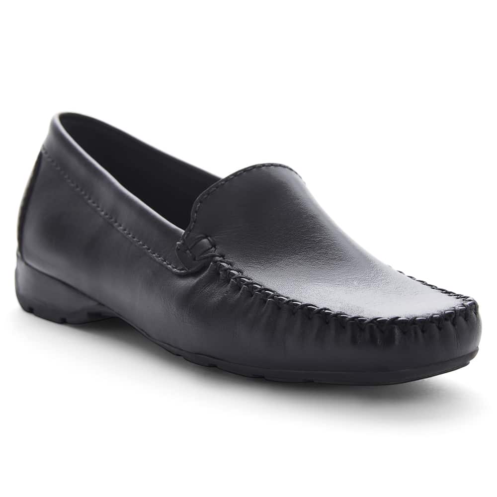 Sicily Loafer in Black Leather