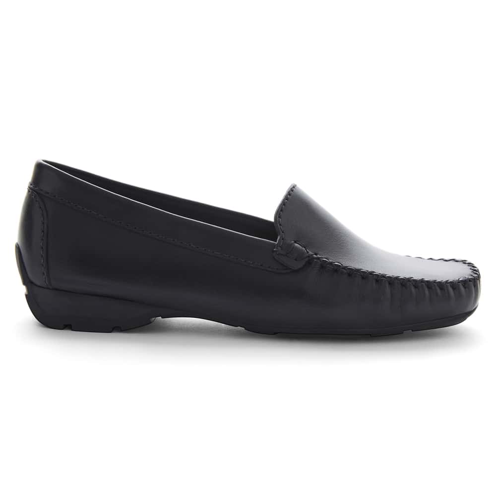 Sicily Loafer in Black Leather