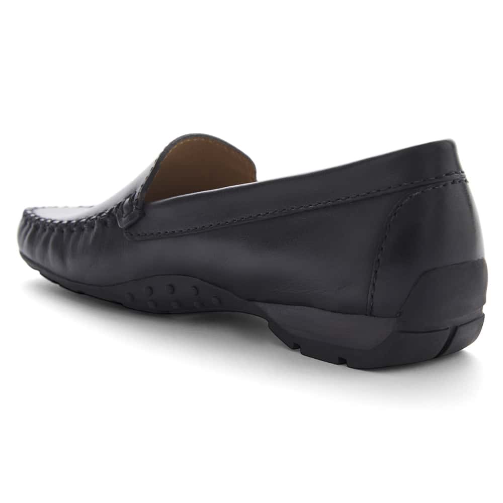Sicily Loafer in Black Leather