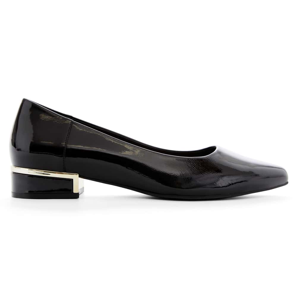 Sinatra Ballet Flat in Black Patent