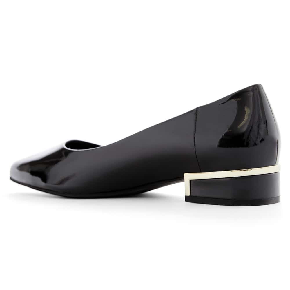 Sinatra Ballet Flat in Black Patent