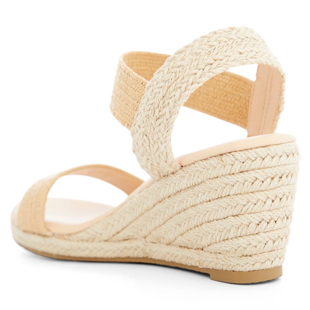Sylvie Wedge in Natural Raffia