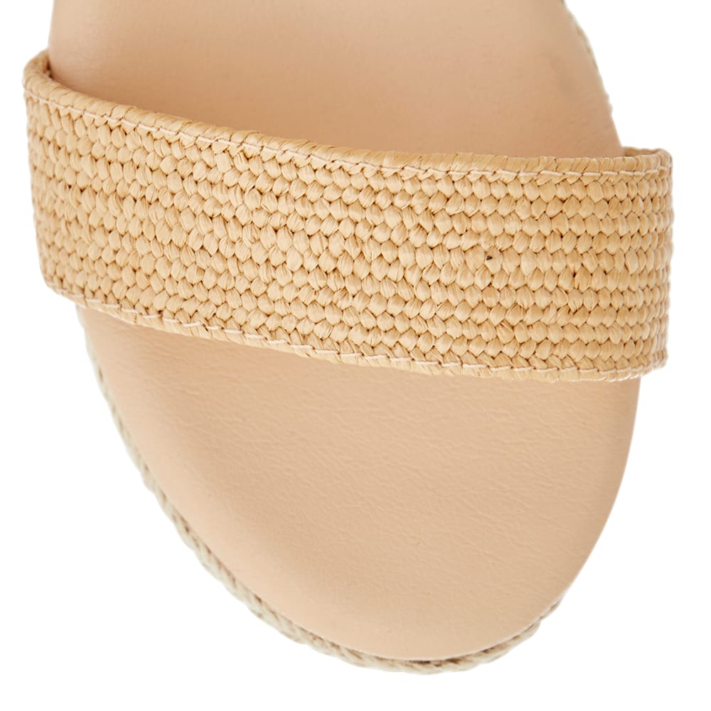 Sylvie Wedge in Natural Raffia