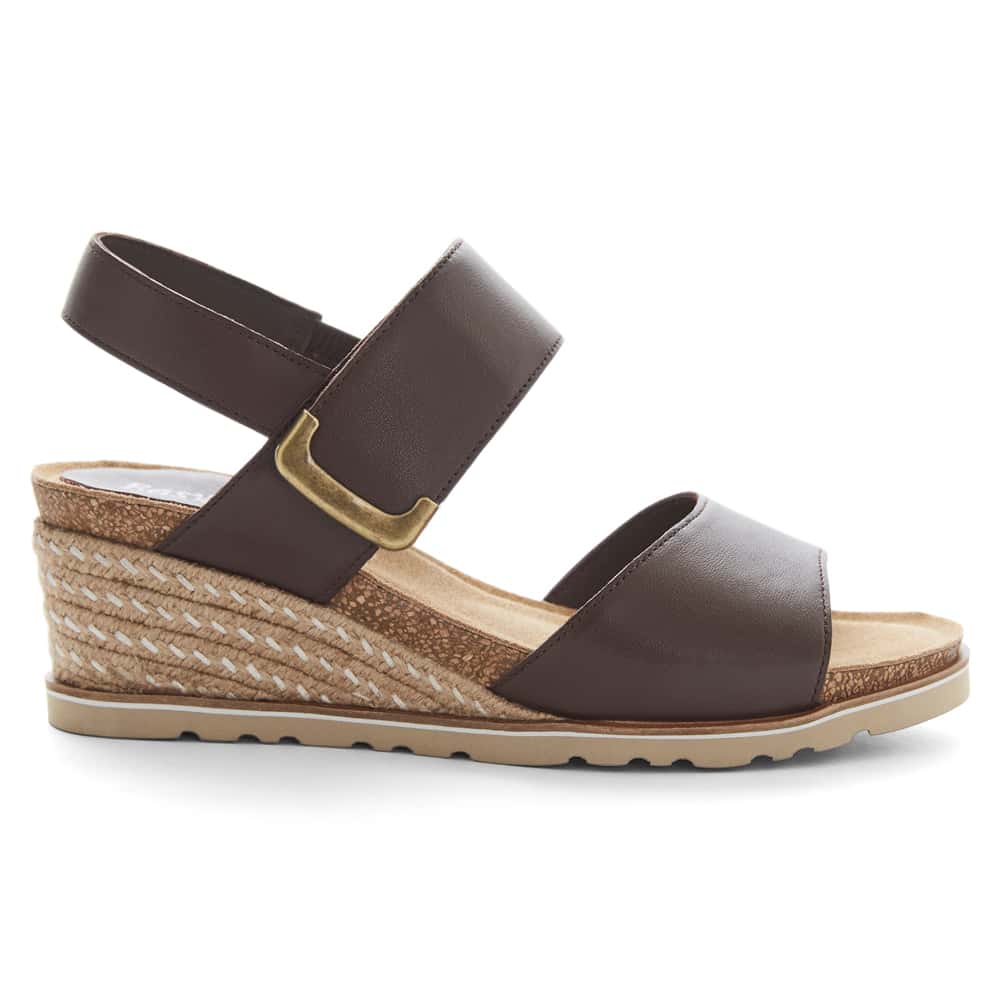 Terrace Espadrille in Chocolate Glove Leather