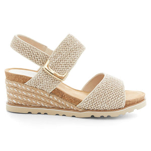 Terrace Espadrille in Natural Leather