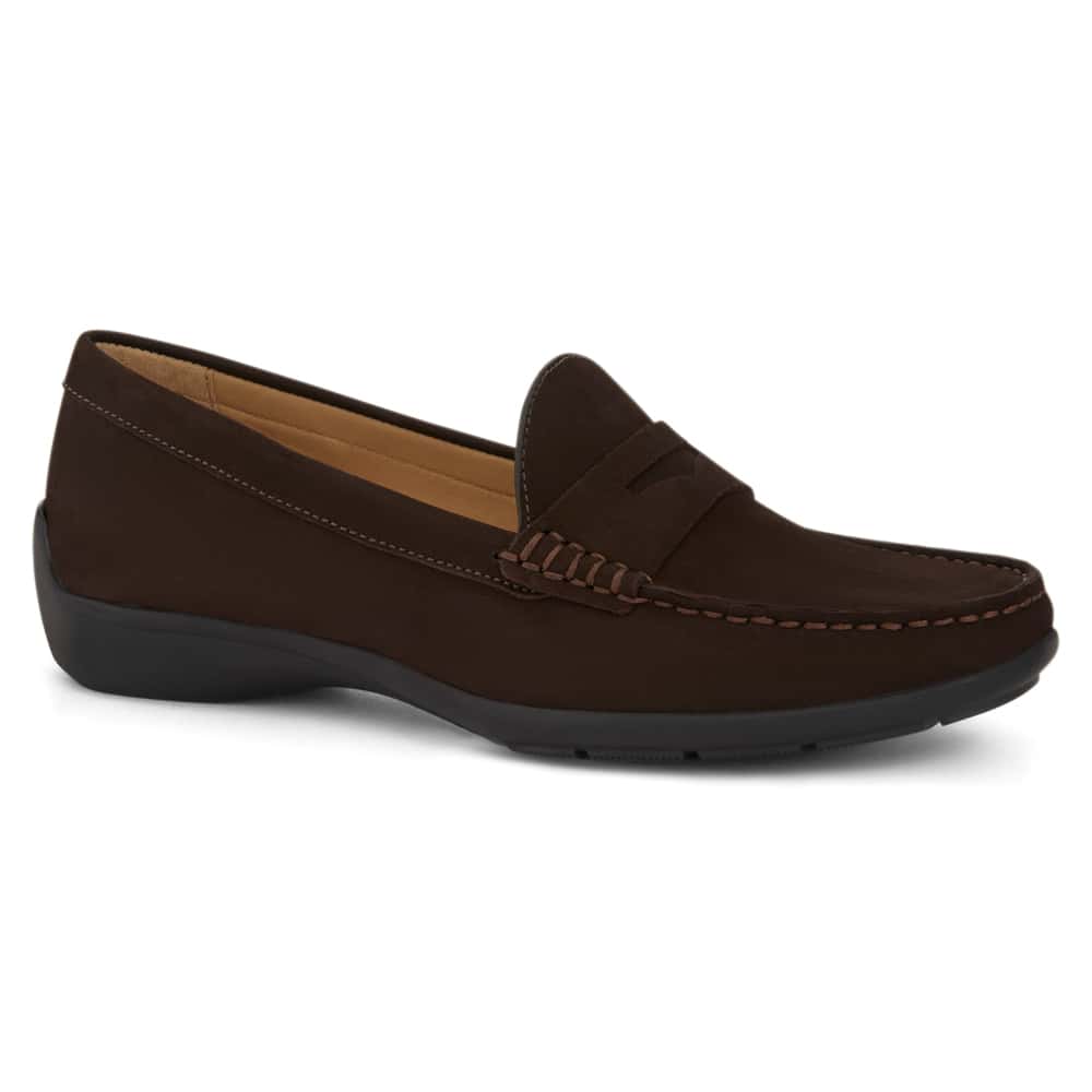 Travis Loafer in Chocolate  Nubuck