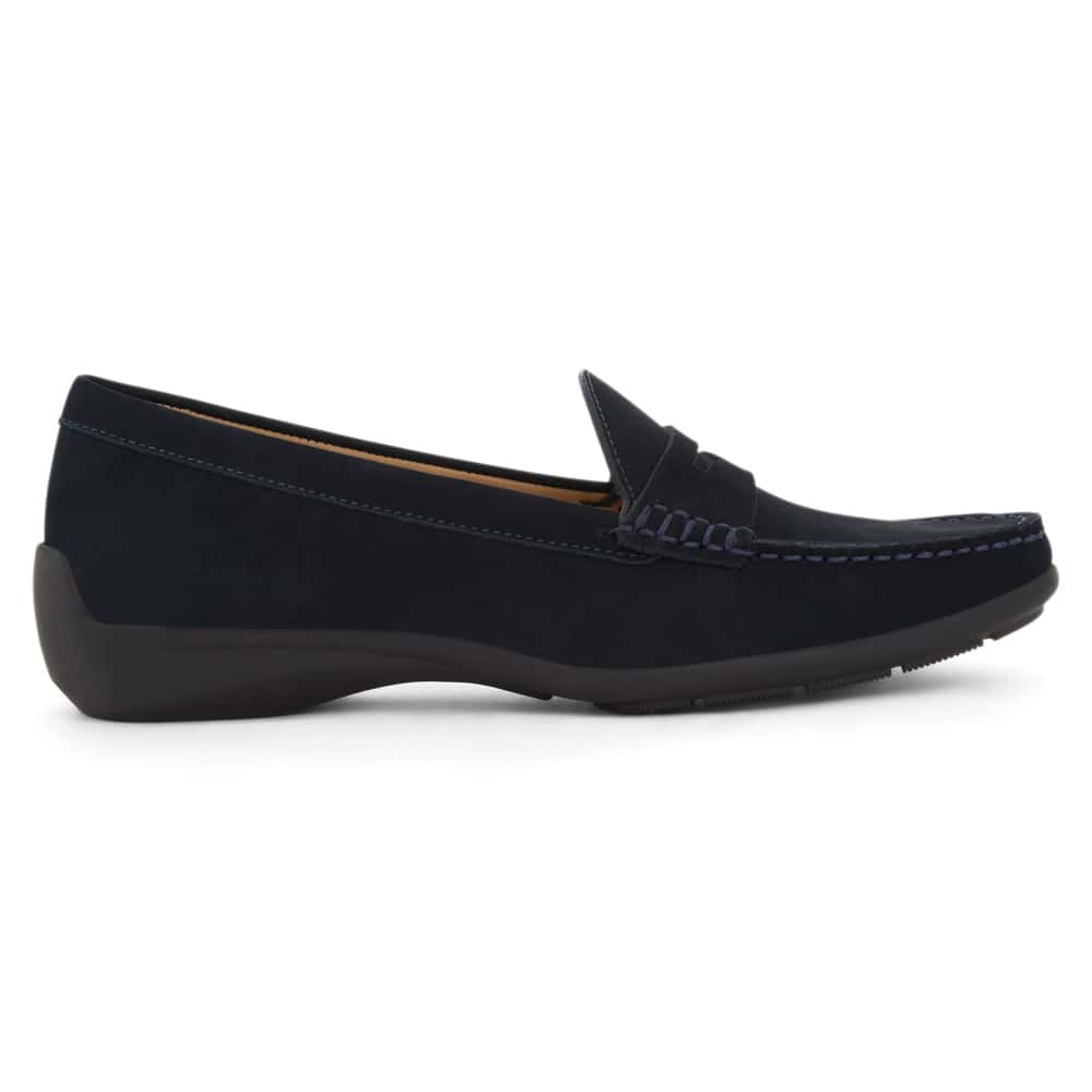 Travis Loafer in Navy Nubuck