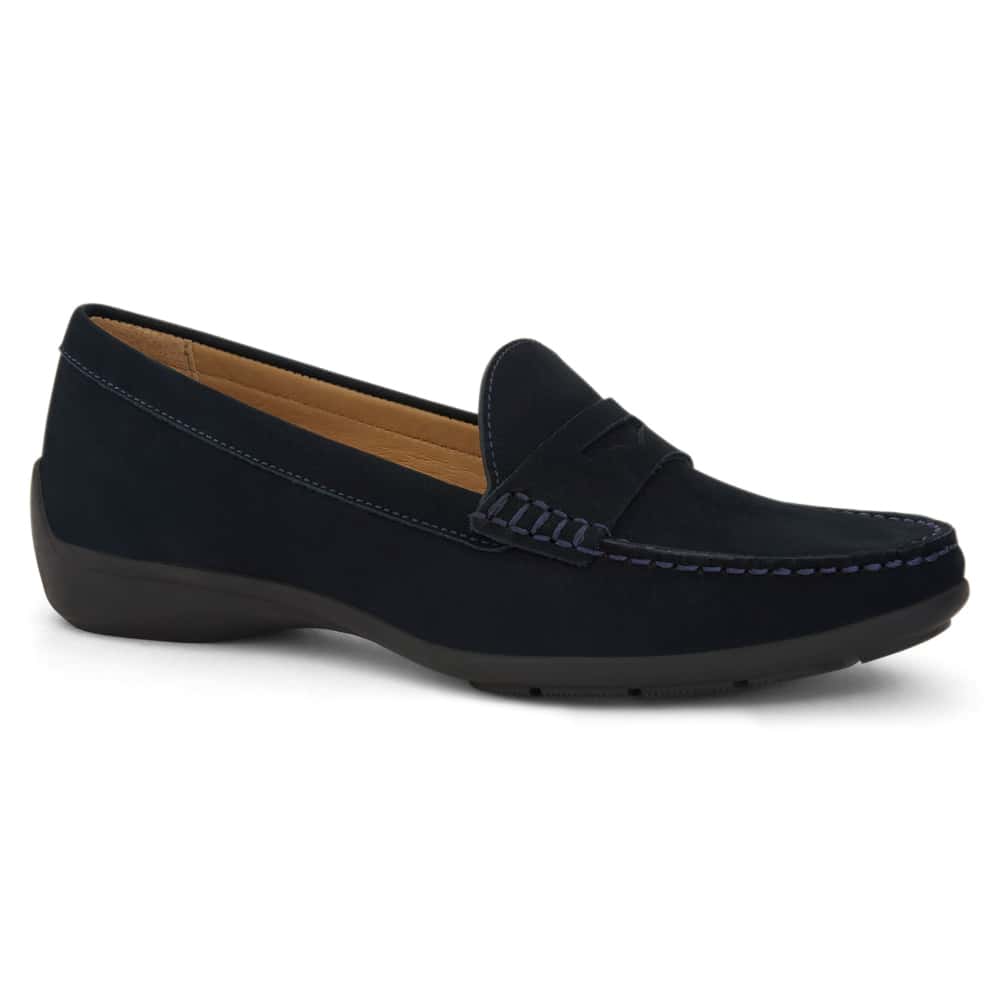 Travis Loafer in Navy Nubuck