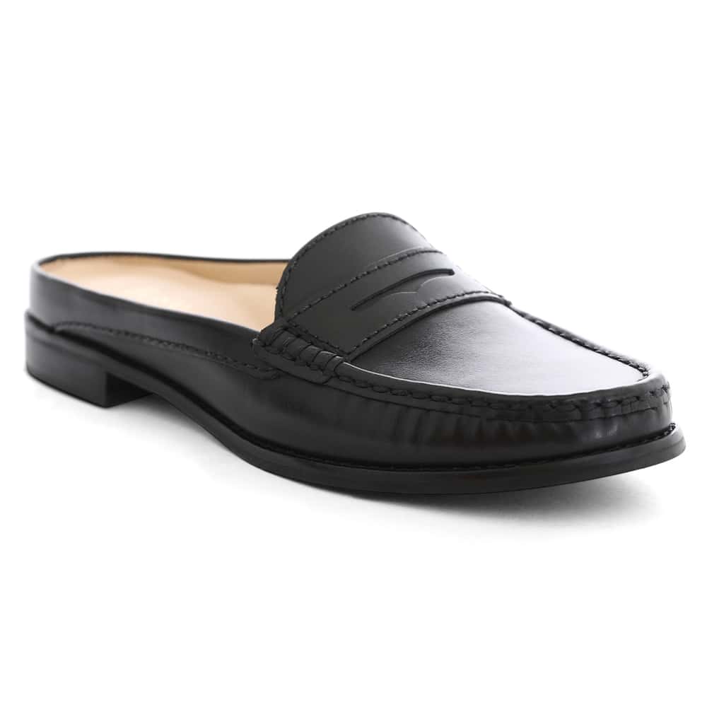 Tudor Loafer in Black Leather