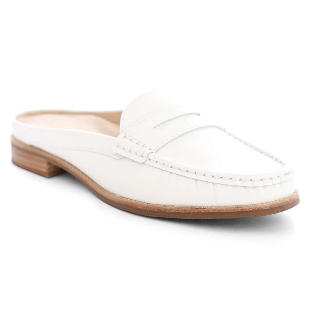 Tudor Loafer in White Leather