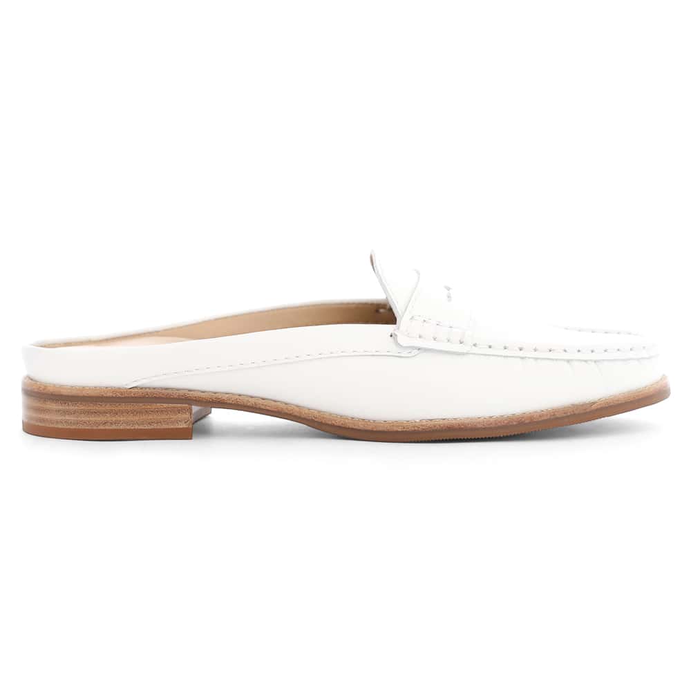 Tudor Loafer in White Leather