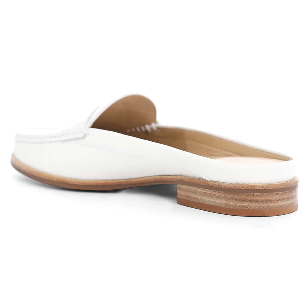 Tudor Loafer in White Leather