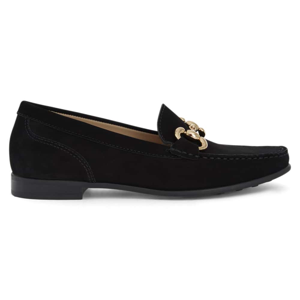 Tuscany Loafer in Black Nubuck