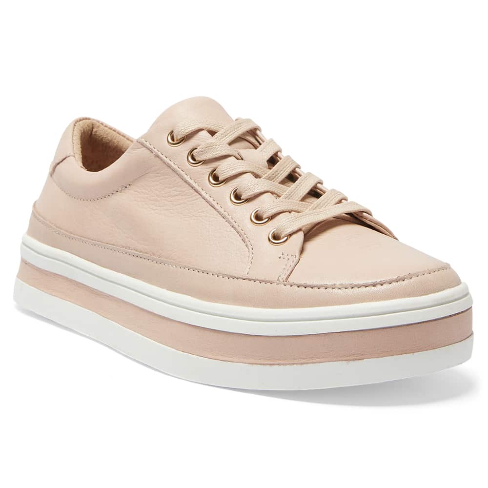 Uruguay Sneaker in Blush Leather