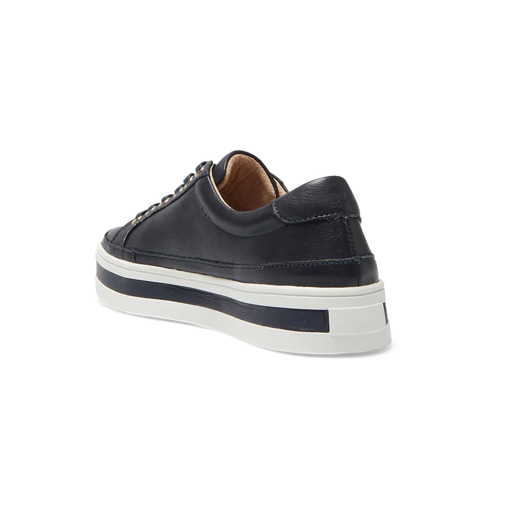 Uruguay Sneaker in Navy Leather