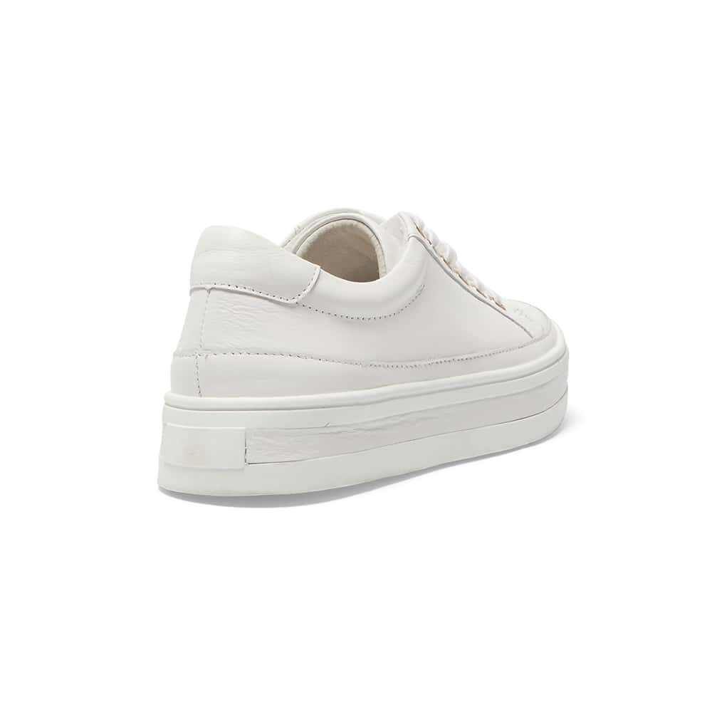 Uruguay Sneaker in White Leather