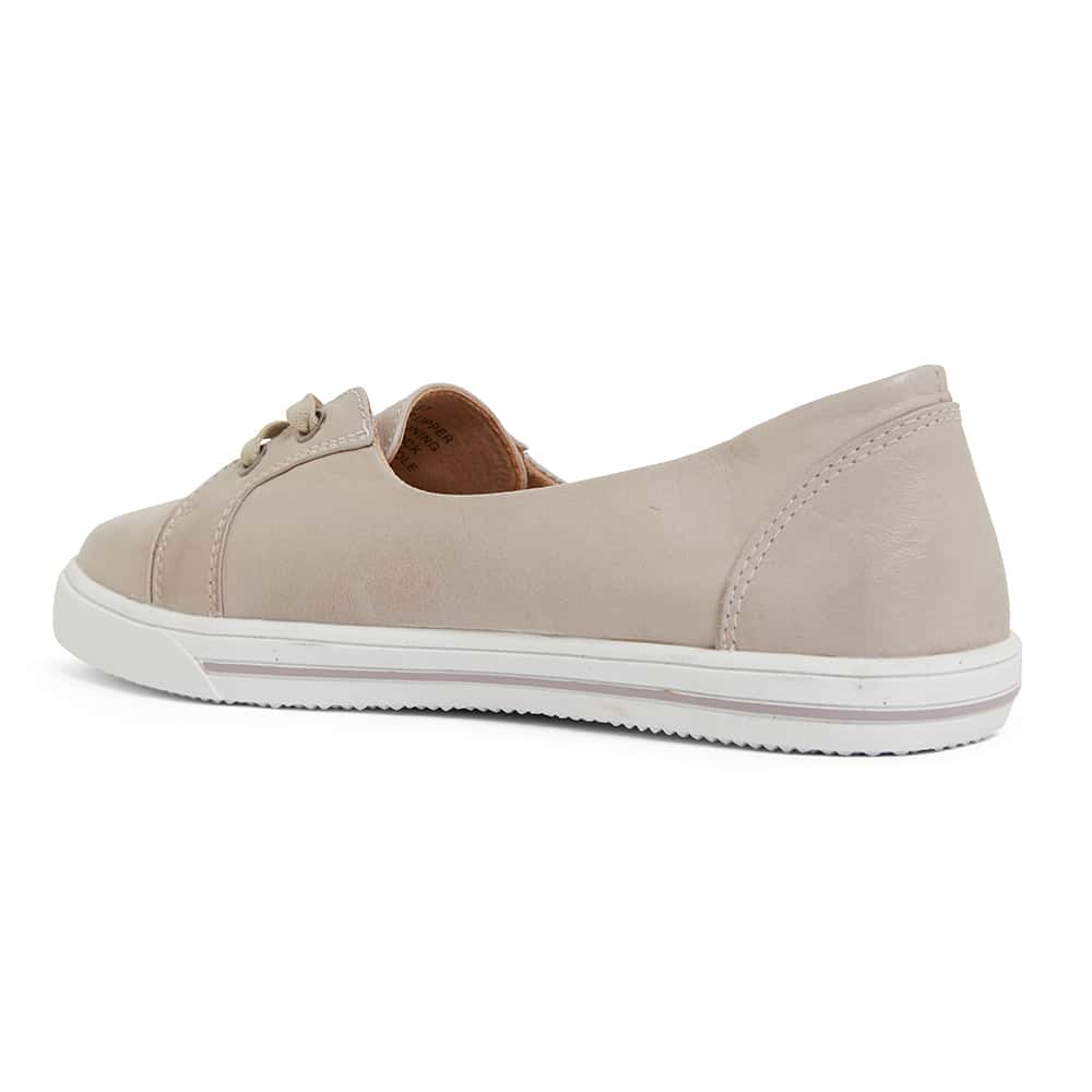 Vectra Sneaker in Light Grey Leather