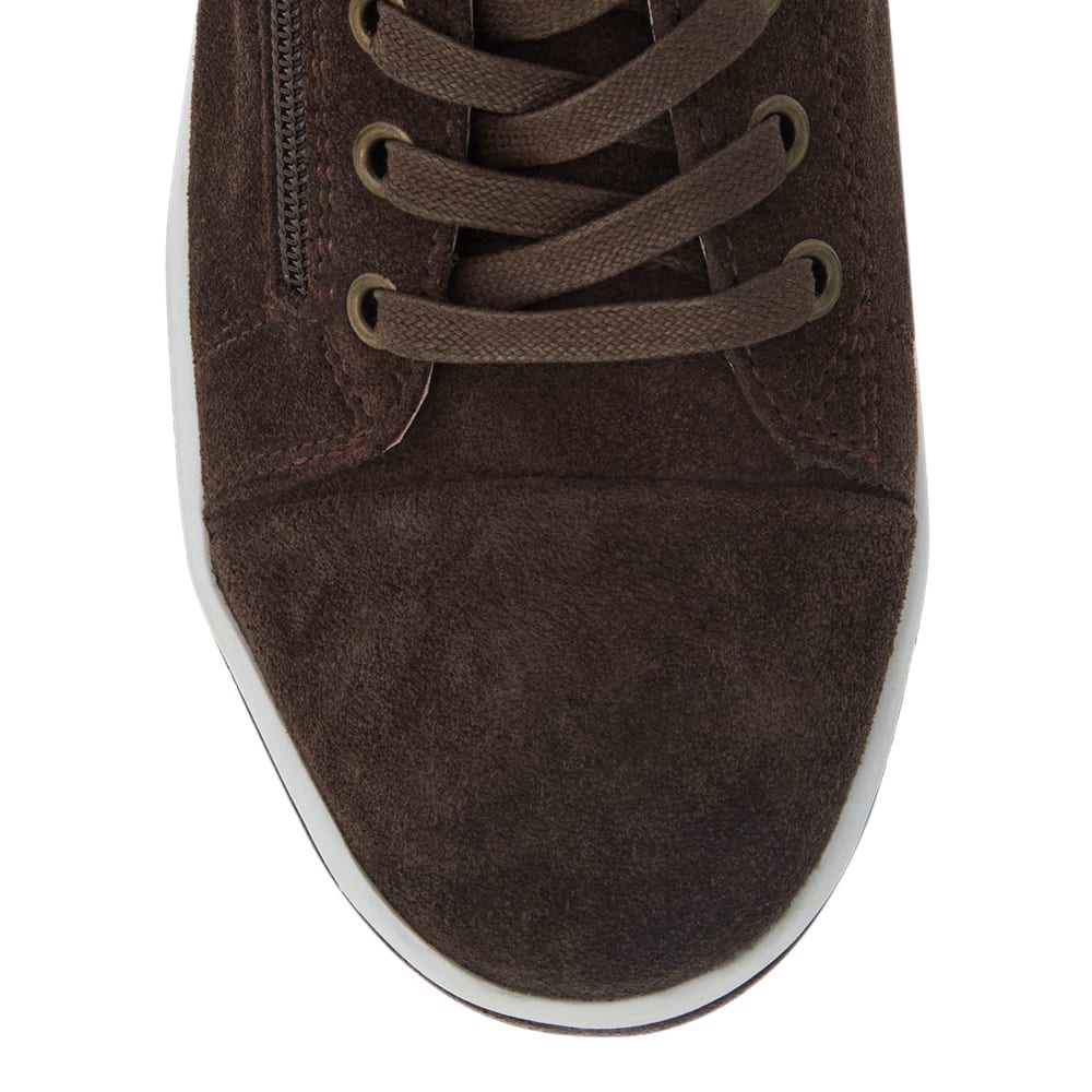 Whisper Sneaker in Chocolate  Suede