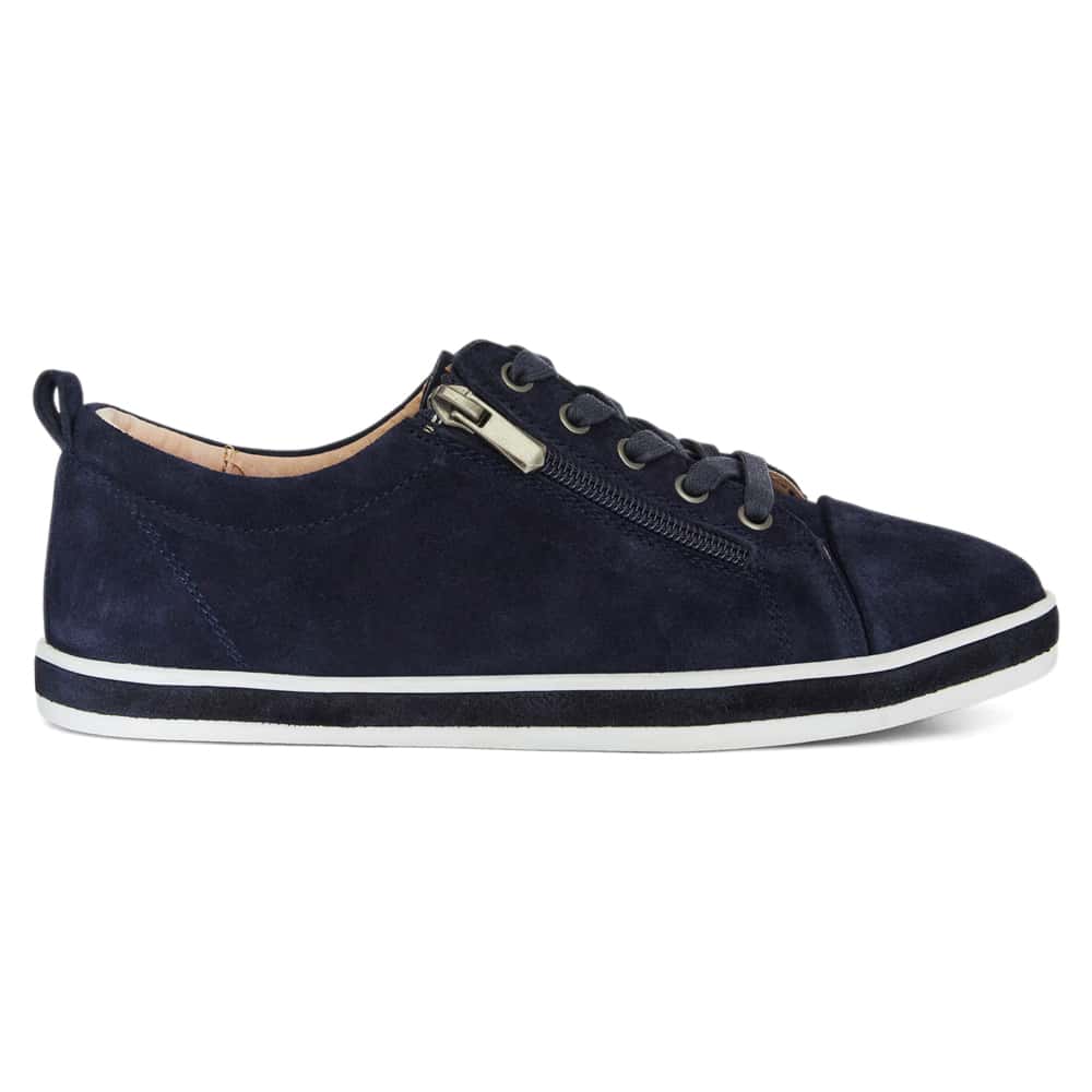 Whisper Sneaker in Navy Suede