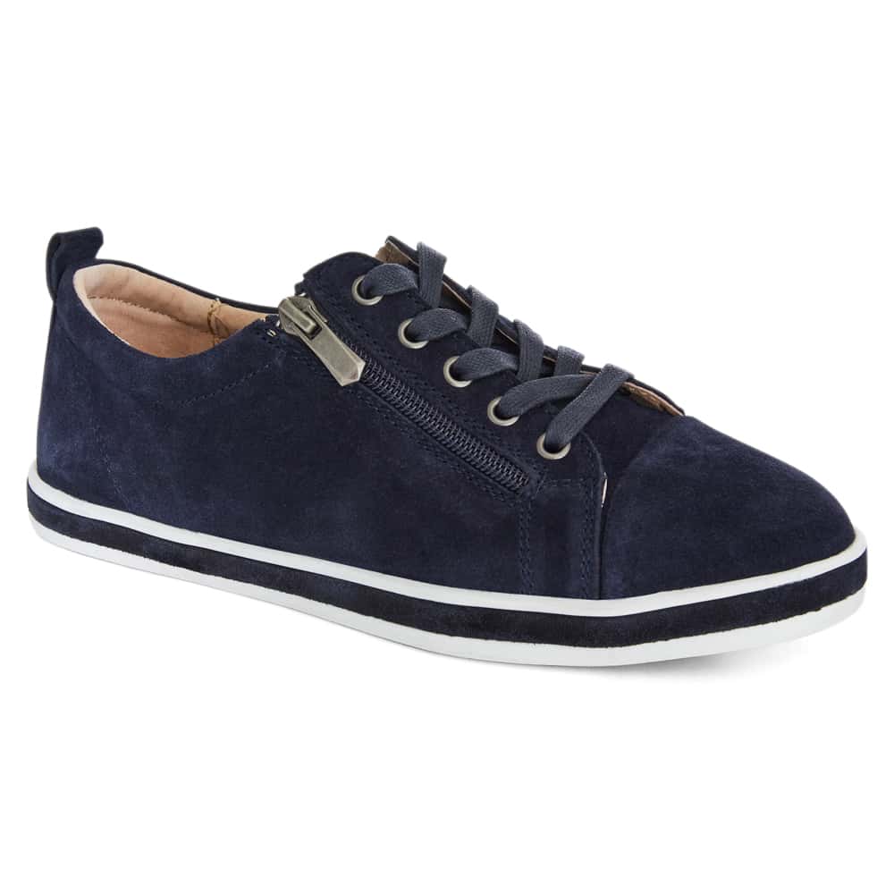 Whisper Sneaker in Navy Suede