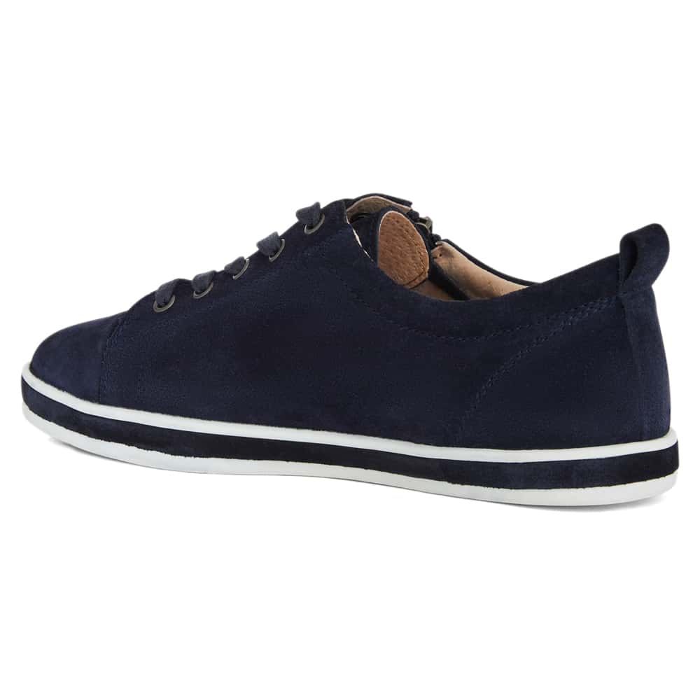 Whisper Sneaker in Navy Suede