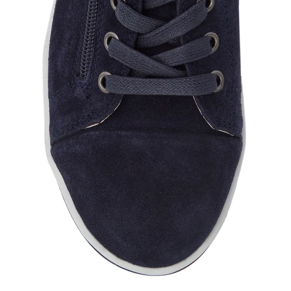 Whisper Sneaker in Navy Suede