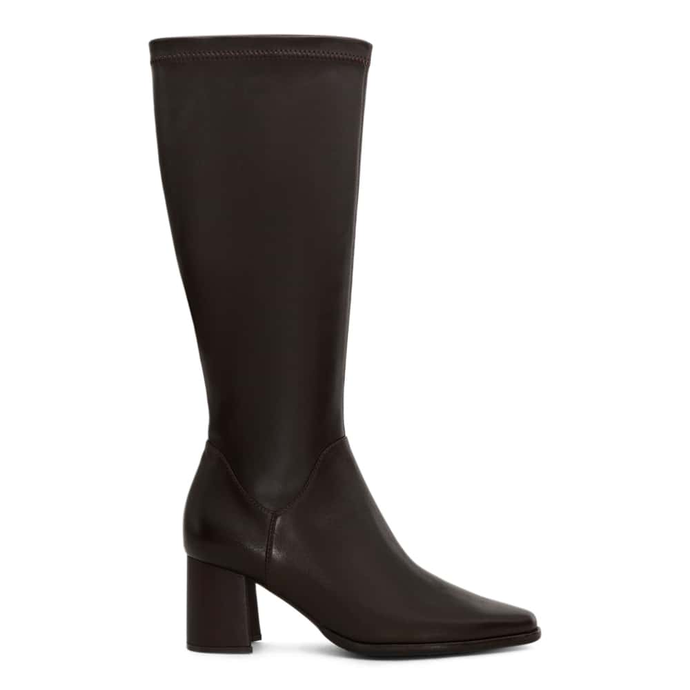 Altona Boot in Chocolate Stretch Leather
