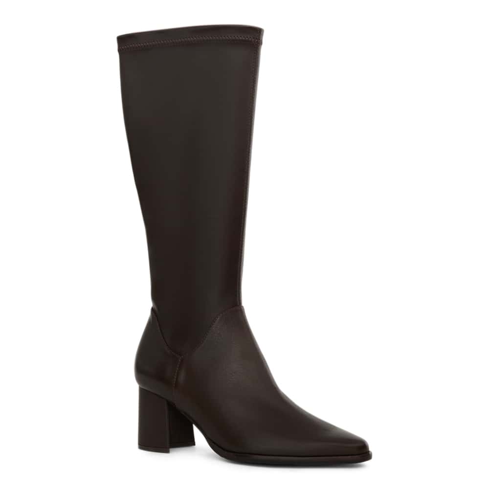 Altona Boot in Chocolate Stretch Leather