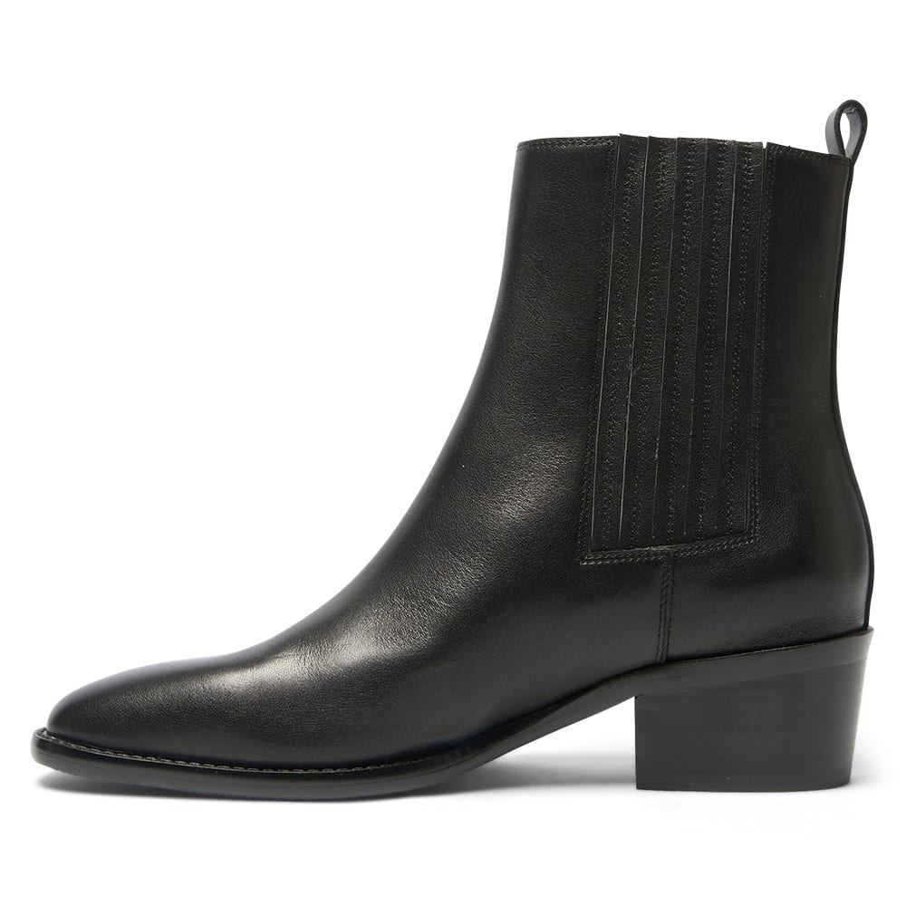 Ambrose Boot in Black Leather