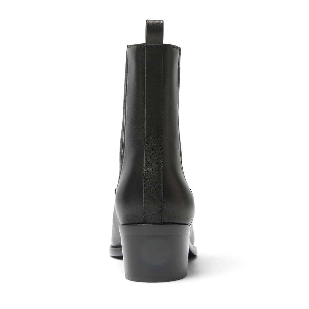 Ambrose Boot in Black Leather
